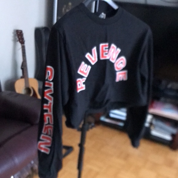 OVO REVENGE LONG SLEVE CUT OFF SHIRT SIZE US MEDIUM - Picture 5 of 5